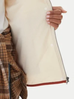 Quiksilver Kurtka przejściowa EQWPF03007 Biały Regular Fit