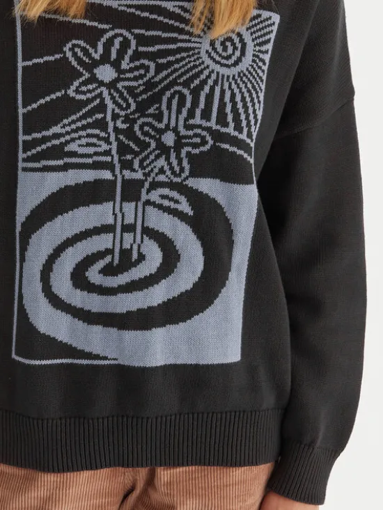 Quiksilver Sweter Barnwell EQWSW03026 Szary Regular Fit