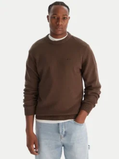 Quiksilver Sweter Salt Water EQYSW03326 Brązowy Regular Fit