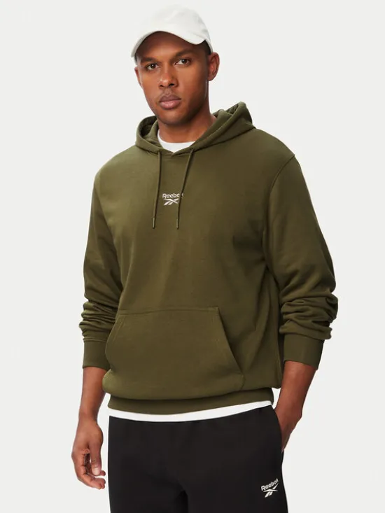 Reebok Bluza Babb RK25550CCM Zielony ciemny Regular Fit