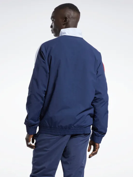 Reebok Bluza Classics Vector Track Top H54456 Niebieski Regular Fit