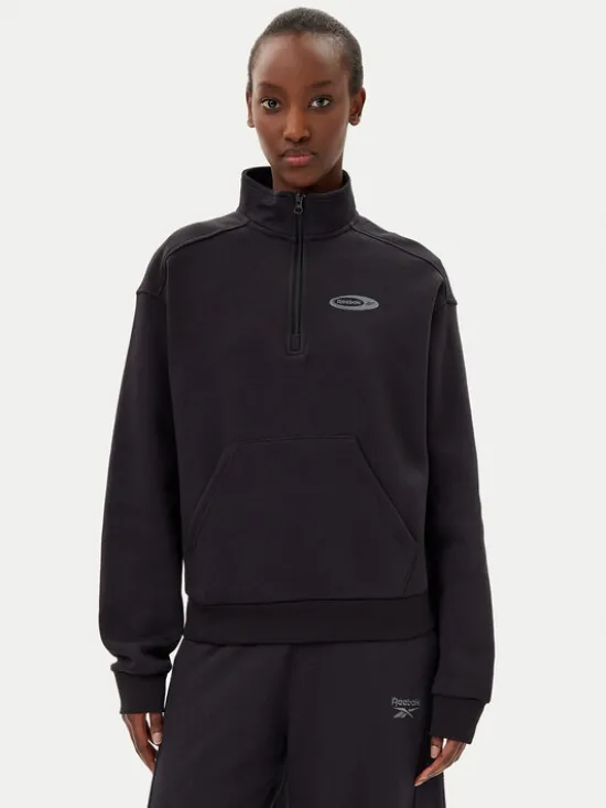 Reebok Bluza 100214264 Czarny Regular Fit