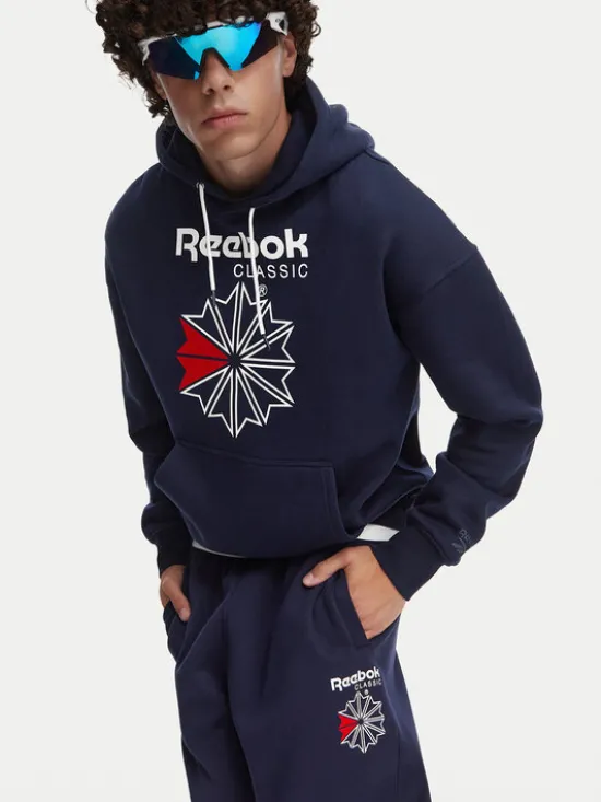Reebok Bluza Hainrich RK25734CCM Granatowy Regular Fit