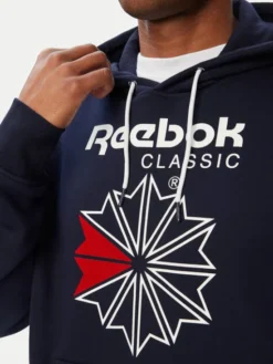 Reebok Bluza Hainrich RK25734CCM Granatowy Regular Fit