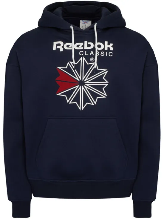 Reebok Bluza Hainrich RK25734CCM Granatowy Regular Fit