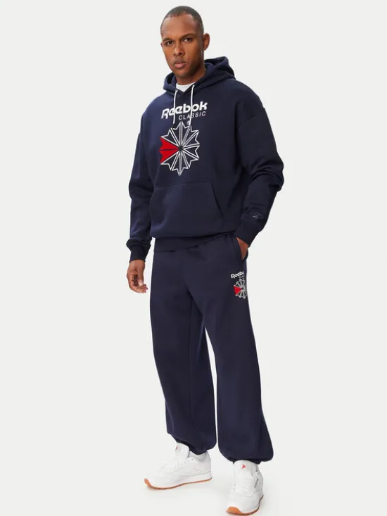 Reebok Bluza Hainrich RK25734CCM Granatowy Regular Fit