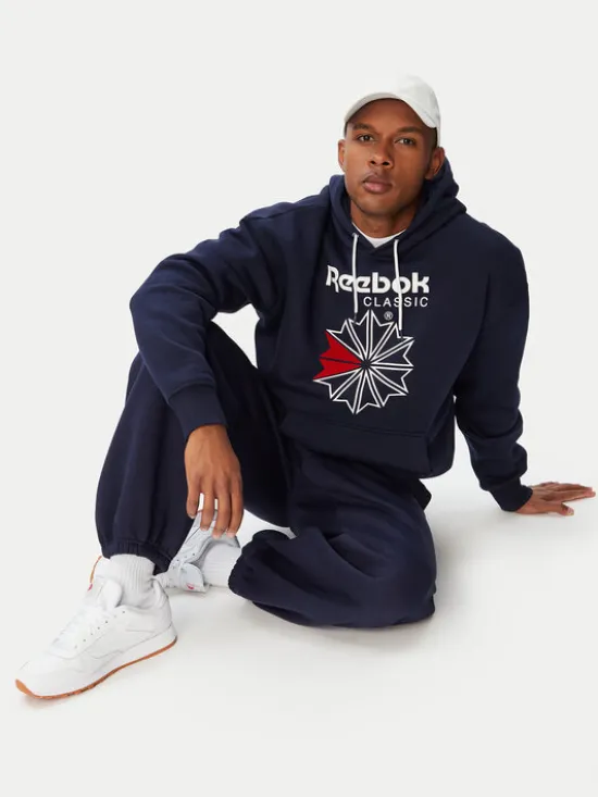 Reebok Bluza Hainrich RK25734CCM Granatowy Regular Fit