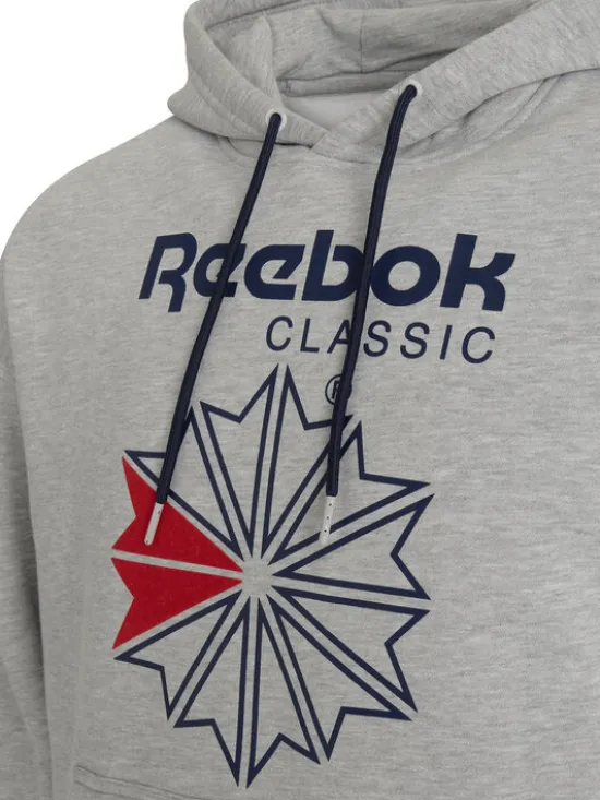 Reebok Bluza Hainrich RK25734CCM Szary jasny Regular Fit