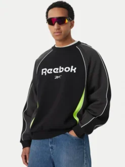 Reebok Bluza Tomasz RK25746CCM Czarny Regular Fit