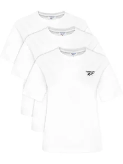 Reebok Komplet t-shirtów RK25194CCW Biały Regular Fit