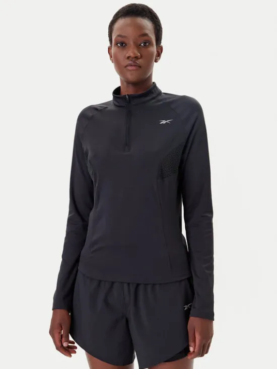 Reebok Koszulka techniczna Running 100075413 Czarny Regular Fit