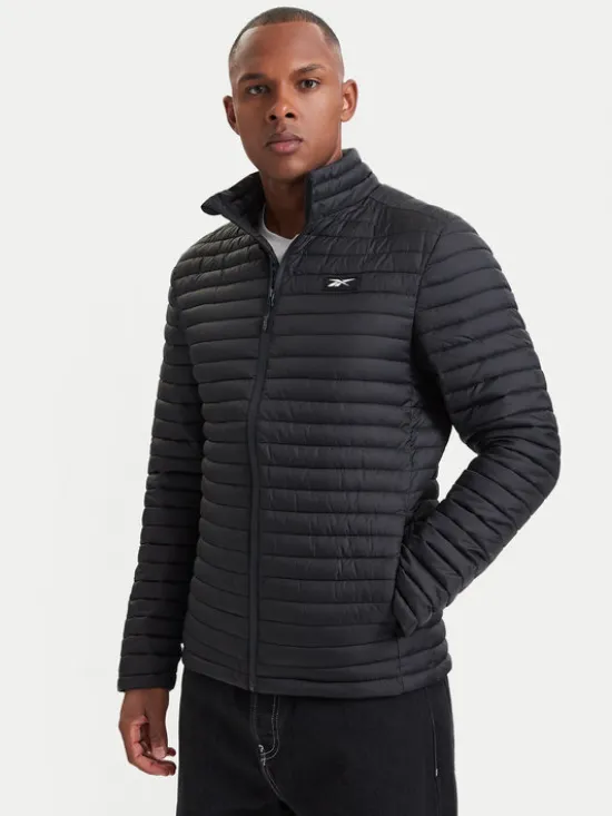 Reebok Kurtka przejściowa RCC00085 Czarny Regular Fit