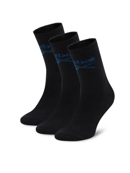 Reebok Skarpety długie R0258-SS24 (3-pack) Czarny