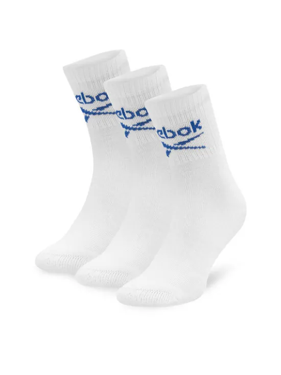 Reebok Skarpety długie R0255-SS24 (3-pack) Biały