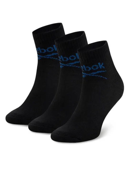 Reebok Skarpety długie R0255-SS24 (3-pack) Czarny