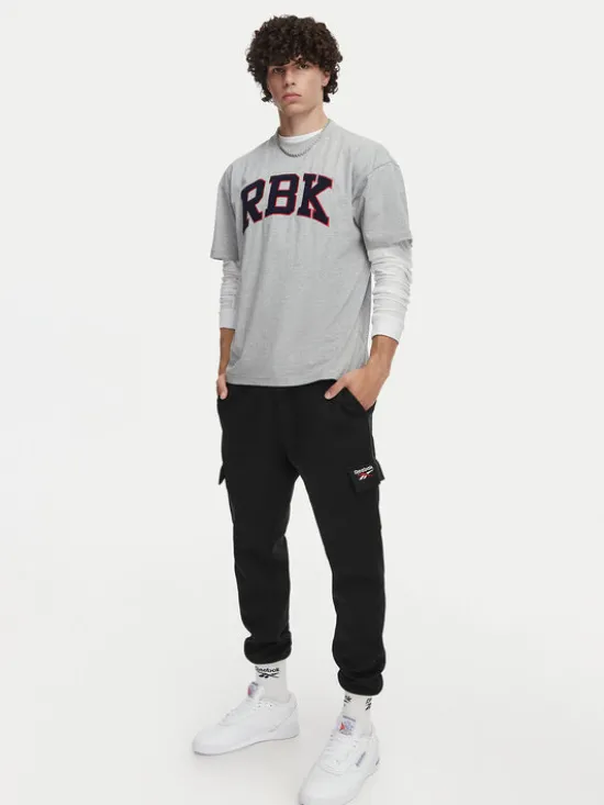 Reebok Spodnie dresowe Balint RK25740CCM Czarny Regular Fit