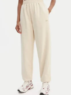 Reebok Spodnie dresowe Reebok x Ewa Chodakowska RK25621CCW Beżowy Relaxed Fit
