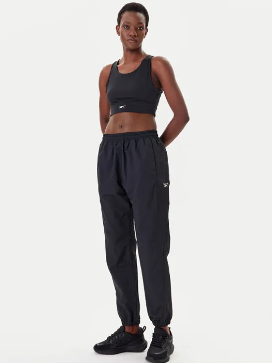 Reebok Spodnie dresowe Vector 100221435 Czarny Relaxed Fit