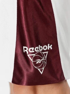 Reebok Szorty sportowe Basketball IL1995 Biały Regular Fit