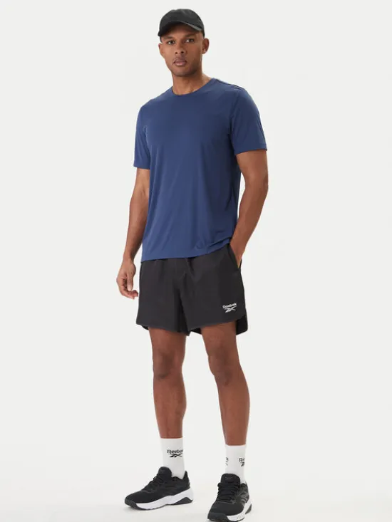 Reebok Szorty sportowe Best RK25557CCM Czarny Regular Fit