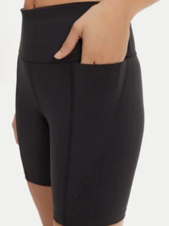 Reebok Szorty sportowe High-Rise Bike Shorts 5 118672 Czarny Slim Fit