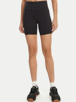 Reebok Szorty sportowe High-Rise Bike Shorts 5 118672 Czarny Slim Fit