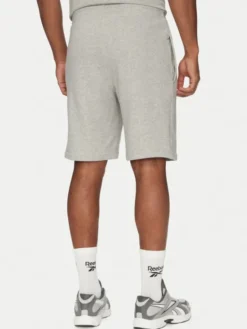 Reebok Szorty sportowe 100221793 Szary Regular Fit
