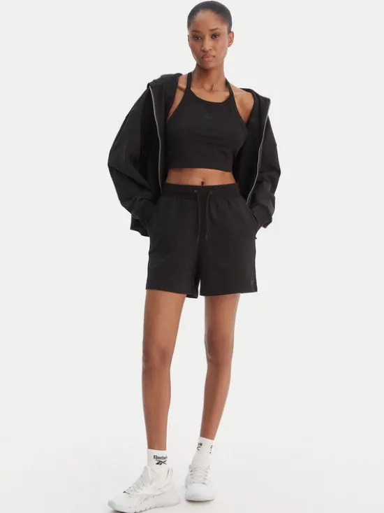 Reebok Top Tatianna RK25494CCW Czarny Slim Fit