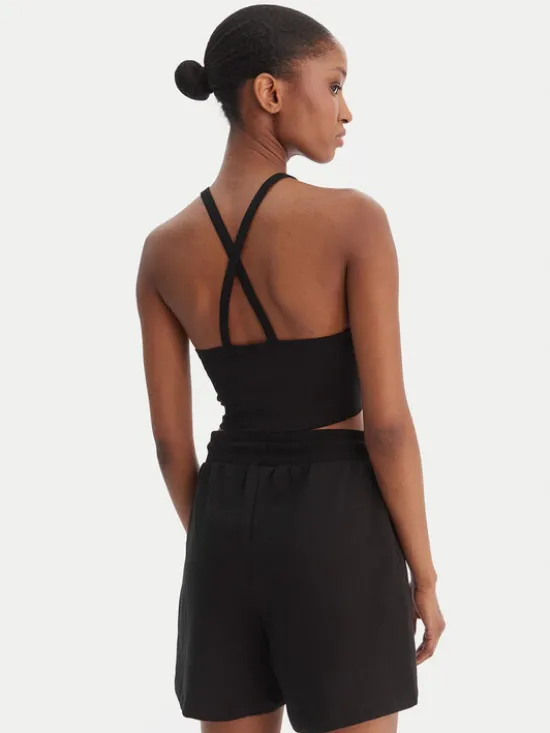 Reebok Top Tatianna RK25494CCW Czarny Slim Fit