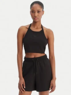 Reebok Top Tatianna RK25494CCW Czarny Slim Fit