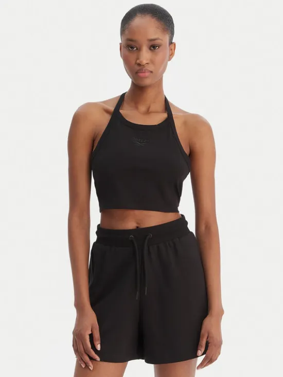 Reebok Top Tatianna RK25494CCW Czarny Slim Fit