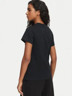 Reebok T-Shirt Anka RK25697CCW Czarny Regular Fit
