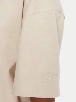 Reebok T-Shirt RK25315CCW Beżowy Regular Fit