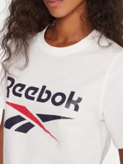Reebok T-Shirt RK25173CCW Biały Regular Fit