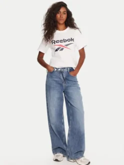 Reebok T-Shirt RK25173CCW Biały Regular Fit
