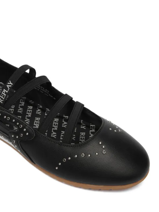 REPLAY Baleriny GWSN2.000.C0007S Czarny