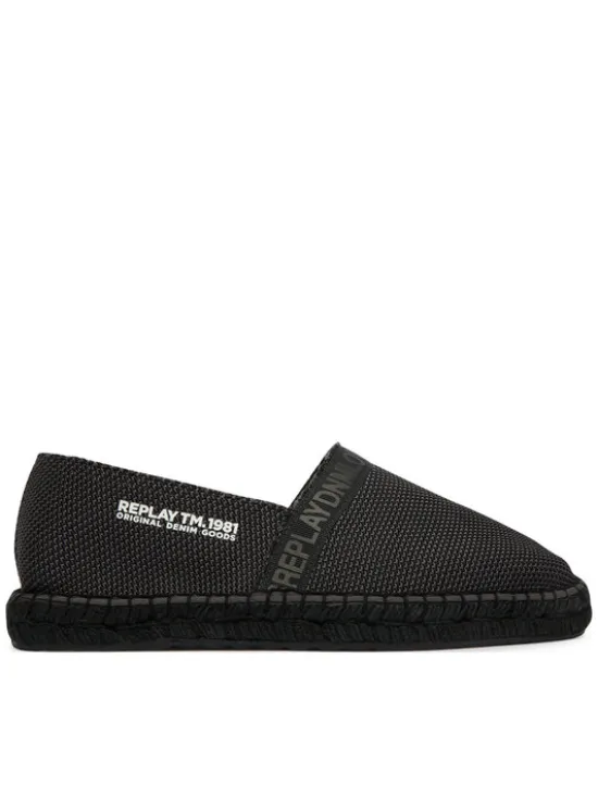 REPLAY Espadryle GMF16 .000.C0060T Czarny
