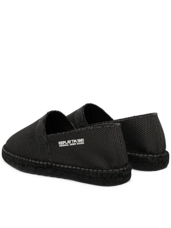 REPLAY Espadryle GMF16 .000.C0060T Czarny