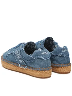 REPLAY Espadryle GWF22 .000.C0088T Niebieski