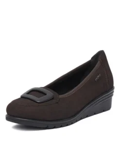 Rieker Baleriny CEO-L5362-25 Brązowy ciemny