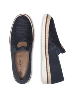 Rieker Espadryle B2366-14 Niebieski