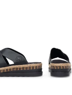 Rieker Espadryle V7989-00 Czarny