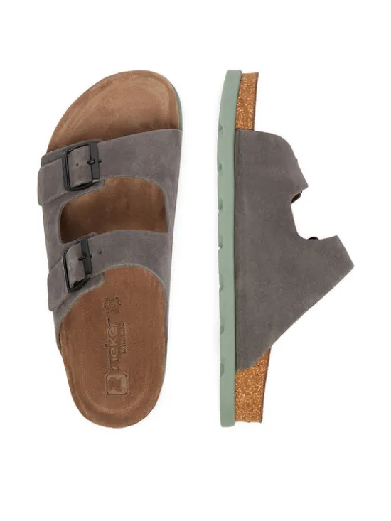 Rieker Klapki CEO-21190-45 Szary
