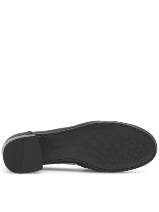 Rieker Loafersy 41660-00 Czarny