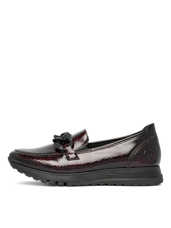 Rieker Mokasyny CEO-49051-35 Bordowy