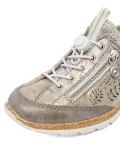 Rieker Półbuty N42K6-40 Szary