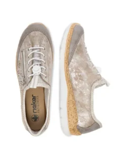 Rieker Półbuty N42K6-40 Szary