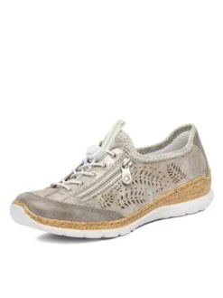 Rieker Półbuty N42K6-40 Szary