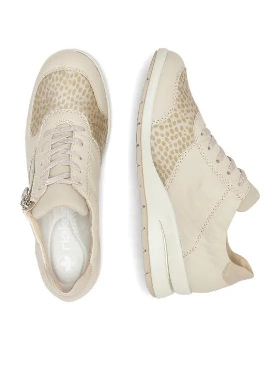 Rieker Sneakersy L4821-60 Écru