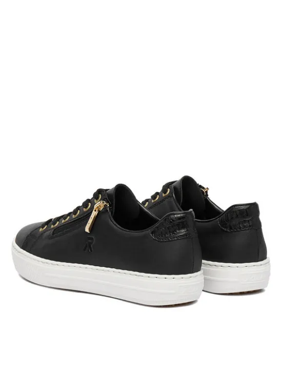 Rieker Sneakersy L59L1-01 Czarny